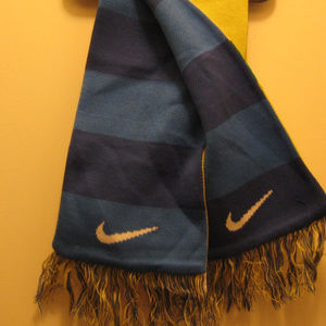 Nike Blue and Yellow Scarf